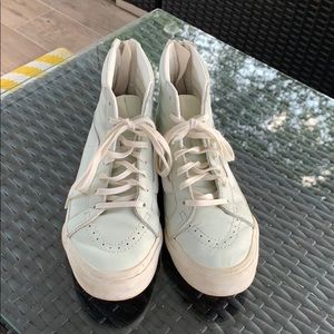 Light Blue Zip Up Vans